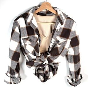 Inextenso Plaid Flannel Shirt | Cotton Button Up | Casual Layering Top